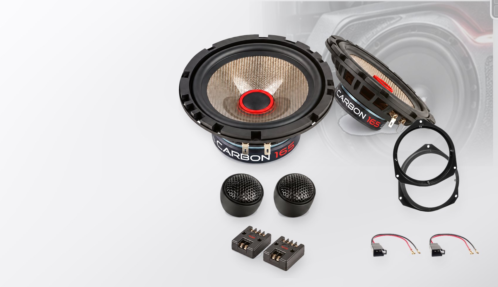 Pachet difuzoare dedicate Citroen Jumper (250) 2006-2011 - Audio System CARBON 165 mm