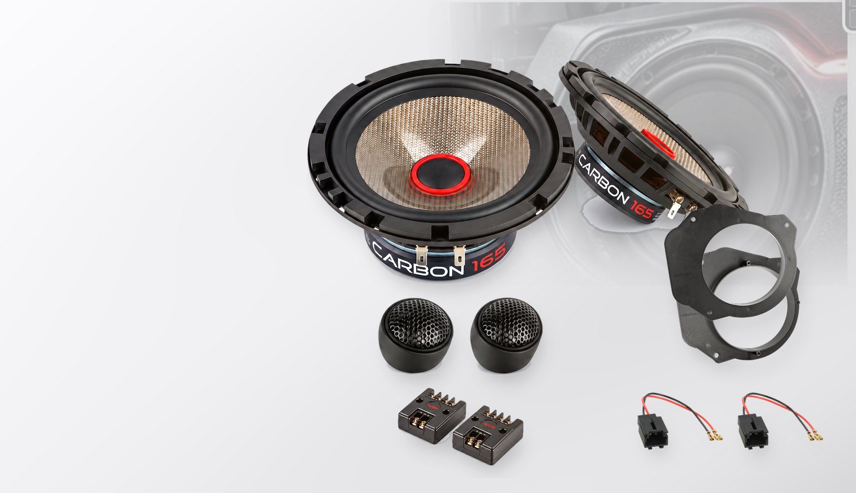 Pachet difuzoare dedicate Citroen Jumpy 2007-2016 - Audio System CARBON 165 mm