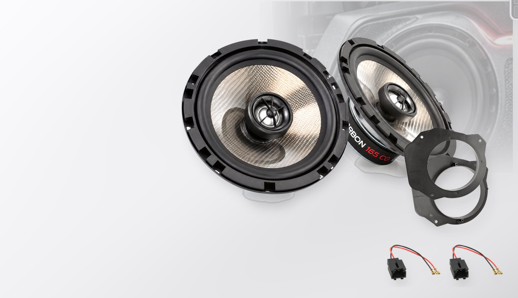Pachet difuzoare dedicate Citroen Jumpy 2007-2016 - Audio System CARBON 165 mm