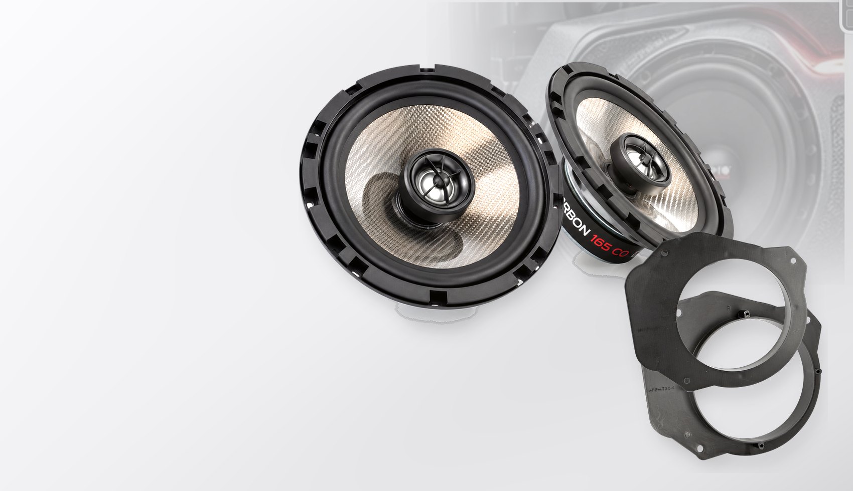 Pachet difuzoare dedicate Fiat Scudo 2007-2016 - Audio System CARBON 165 mm