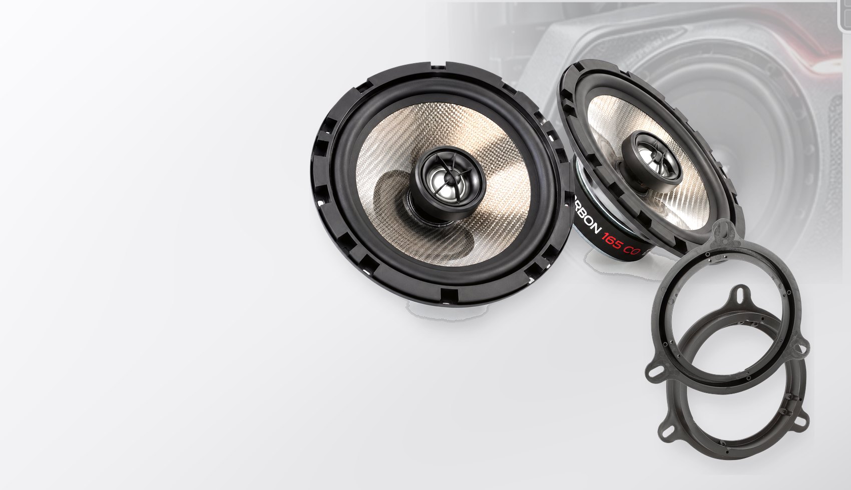 Pachet difuzoare dedicate Hyundai i10 (AC3) 2020-2023 - Audio System CARBON 165 mm