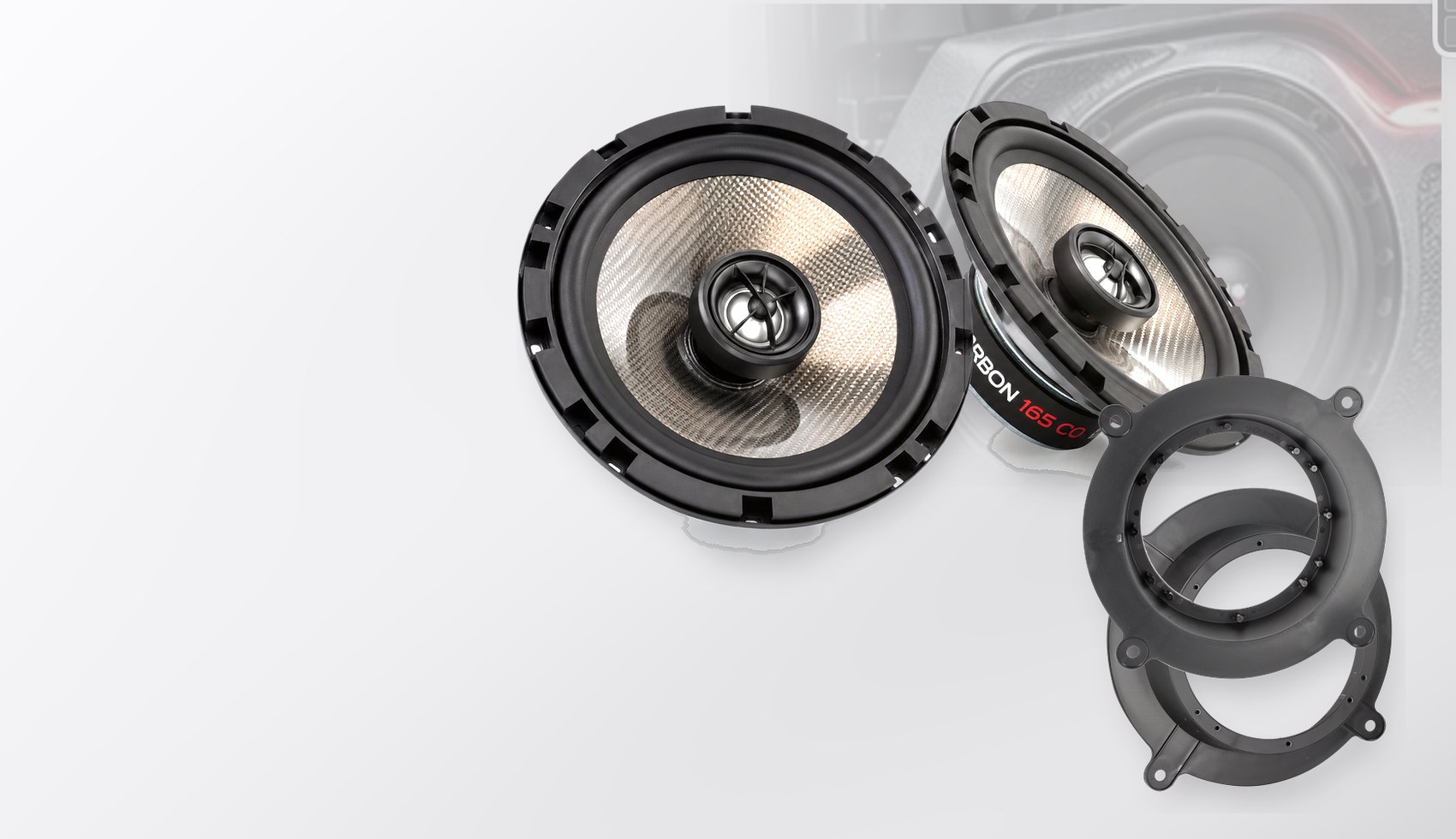Pachet difuzoare dedicate Mazda 6 (GJ) 2015-2018 - Audio System CARBON 165 mm