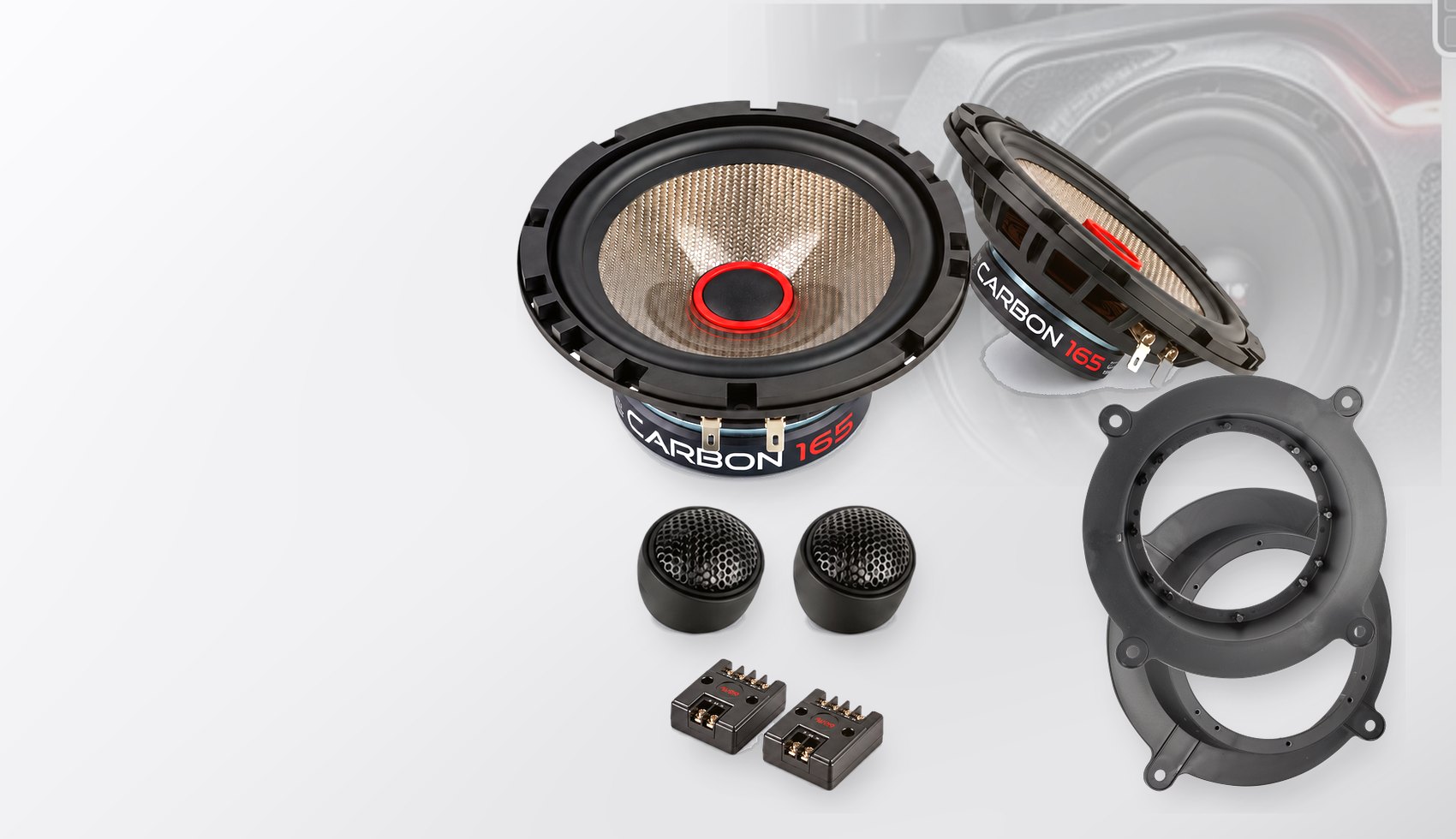Pachet difuzoare dedicate Mazda CX-5 (GH) 2012-2015 - Audio System CARBON 165 mm
