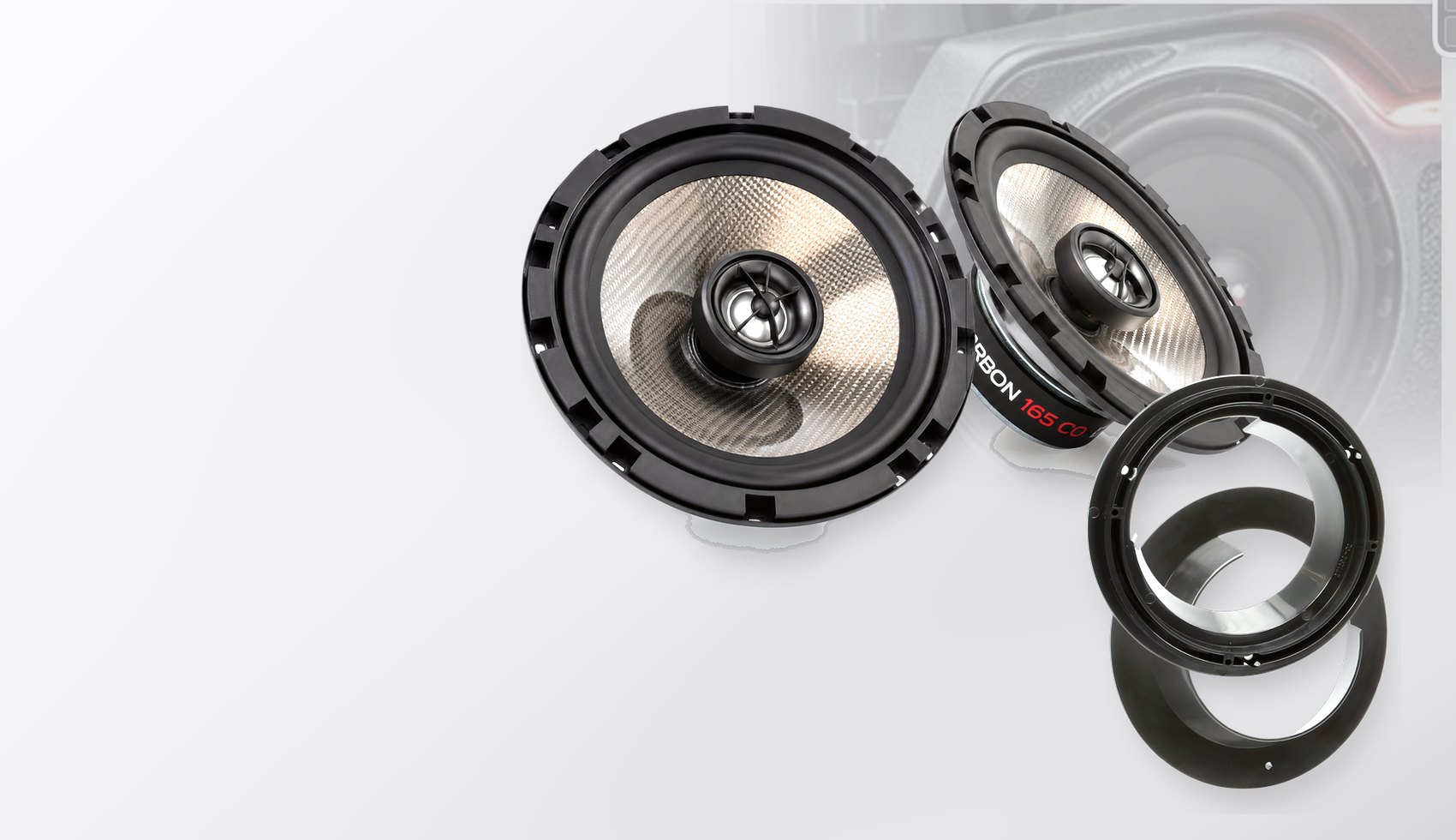 Pachet difuzoare dedicate Suzuki Swift (FZ/NZ) 2013-2017 - Audio System CARBON 165 mm