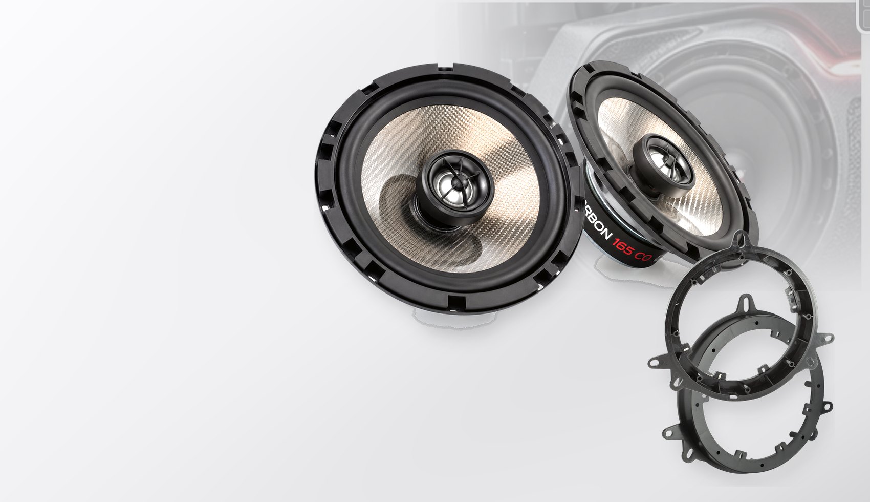 Pachet difuzoare dedicate Toyota Sequoia 2008-2012 - Audio System CARBON 165 mm