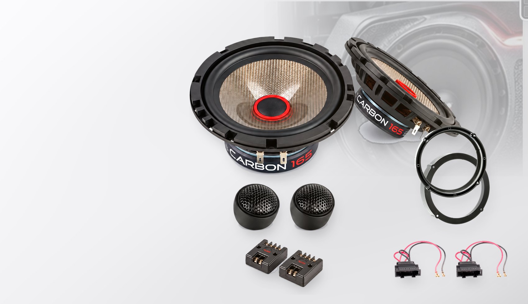 Pachet difuzoare dedicate VW Jetta IV (162) 2014-2016 - Audio System CARBON 165 mm