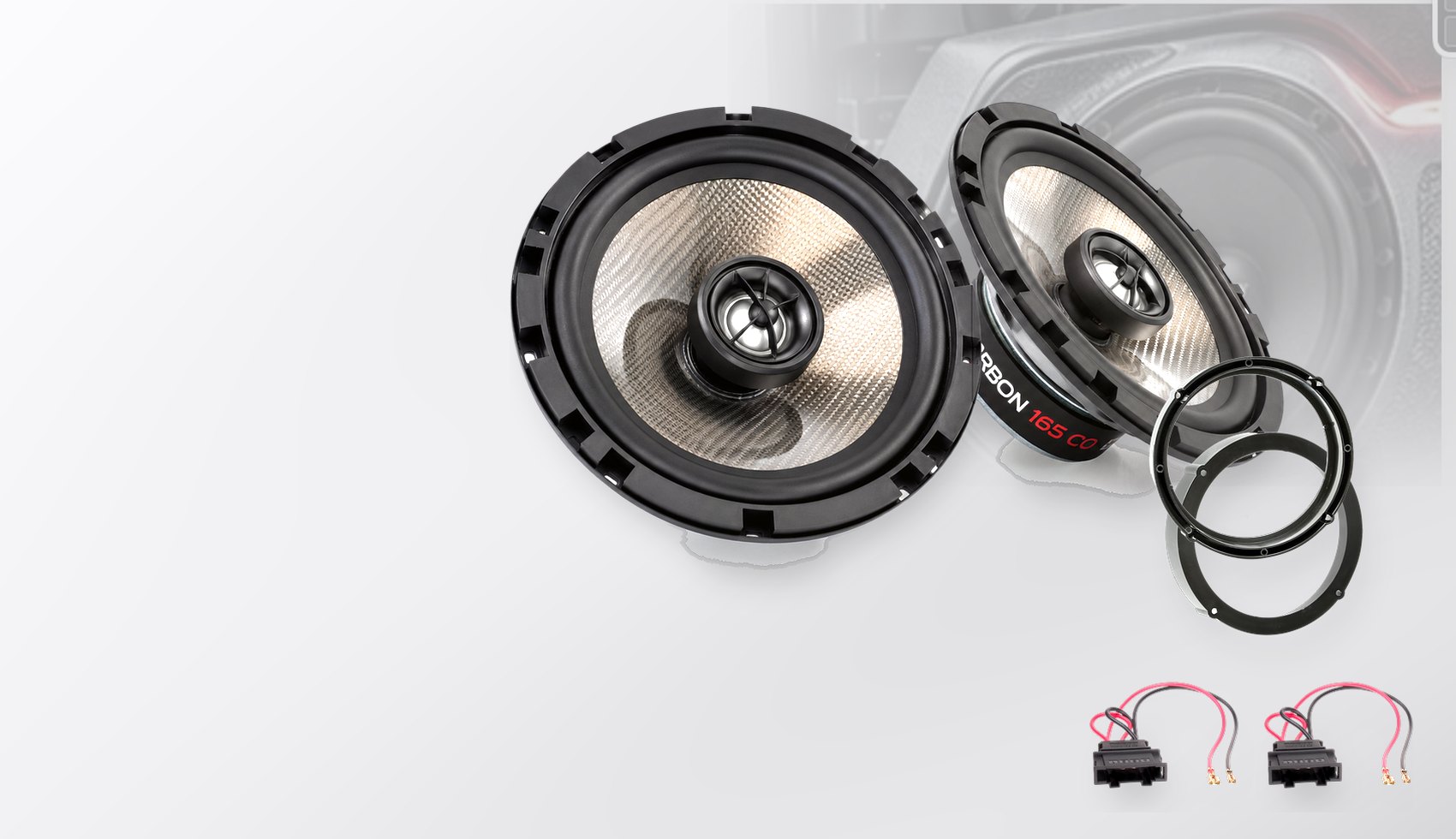 Pachet difuzoare dedicate VW Jetta IV (162) 2011-2014 - Audio System CARBON 165 mm