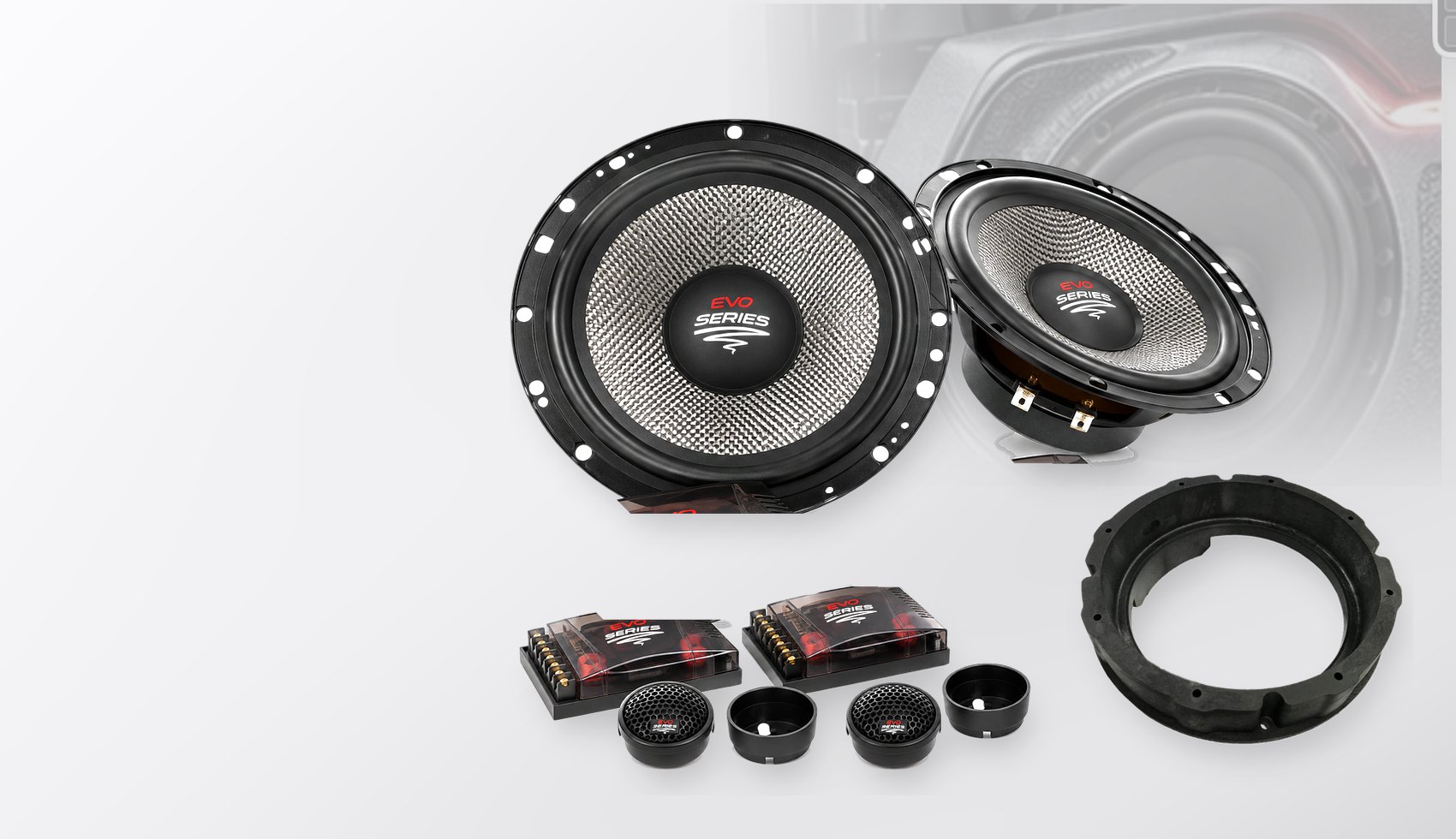 Pachet difuzoare dedicate VW Touareg III (CR) 2018-prezent - Audio System RADION EVO 2 165 mm
